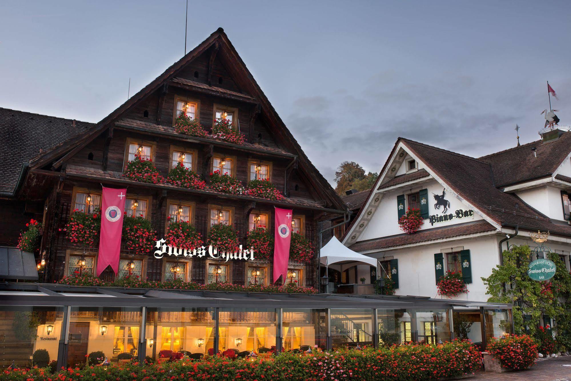 Swiss-Chalet Merlischachen - Historik Chalet-Hotel Lodge Küssnacht Dış mekan fotoğraf